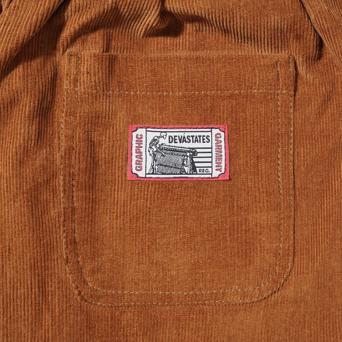 SERVICE CORDUROY EASY PANT [BROWN]