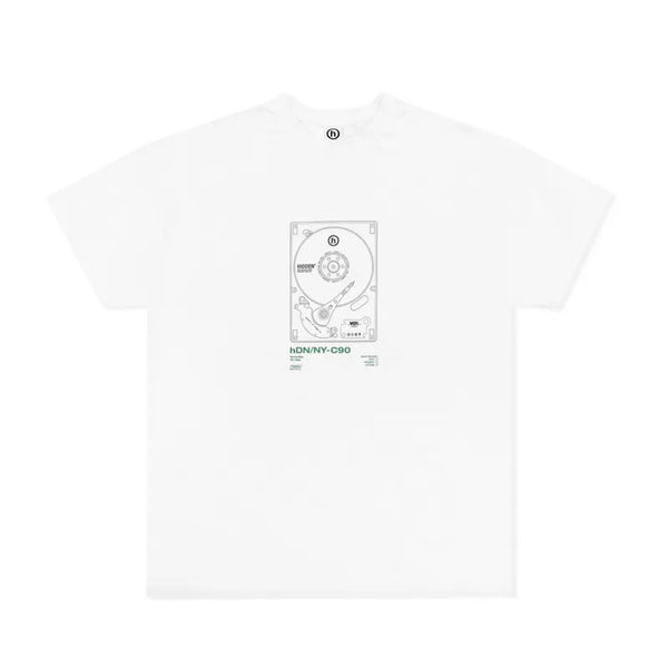 Hard Drive Mini White Tee