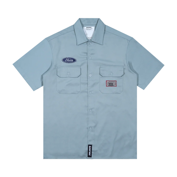 FUEL S/S WORK SHIRT [BLUE]