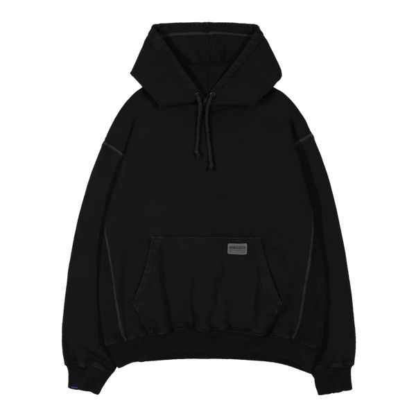 CHAIN SUNFADED HOODIE [BLACK]