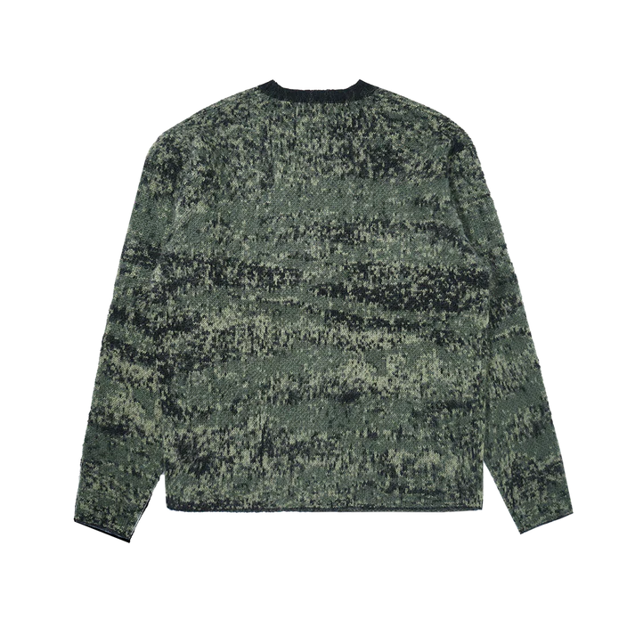 WAR PAINT MOHAIR CARDIGAN [OLIVE/MULTI]